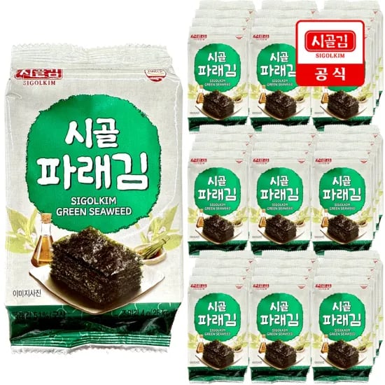시골 파래 도시락김 64봉