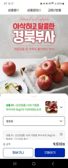 경북 부사사과 2kg