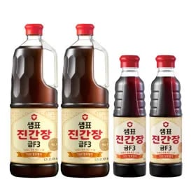 샘표 진간장 금F3 1.7L 2개 500ml 2개