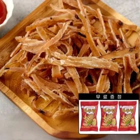 몸통꽃징어 150g 2봉 옥두렁 불닭맛 40g 3봉