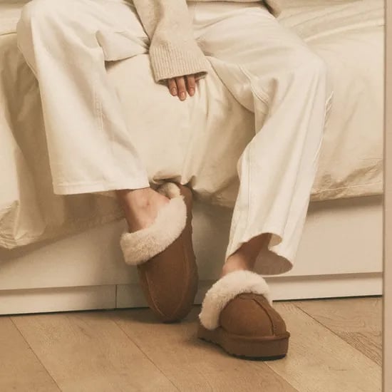 이누이트 키높이 플랫폼 털슬리퍼