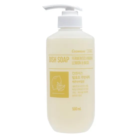 프리미엄 발효초 주방세제 레몬엔바질 500ml 1개