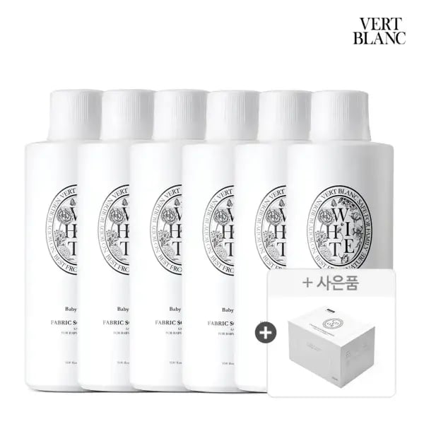 베르블랑 아기 섬유유연제 6개 이염방지시트 100매 42,900원