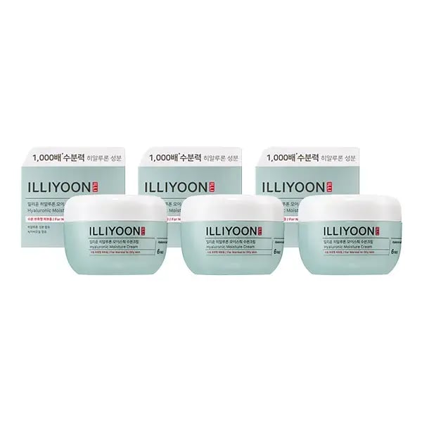 일리윤 히알루론모이스춰 수분크림 100ml 3개