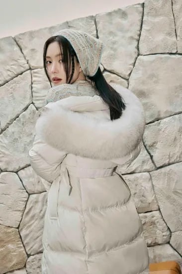 지고트 폭스퍼 슬림 롱 구스다운 점퍼
