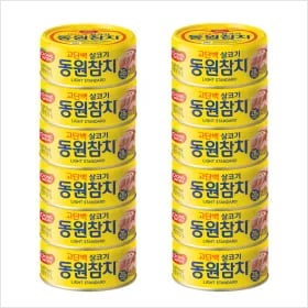 동원 라이트 스탠다드 참치 150g 12개