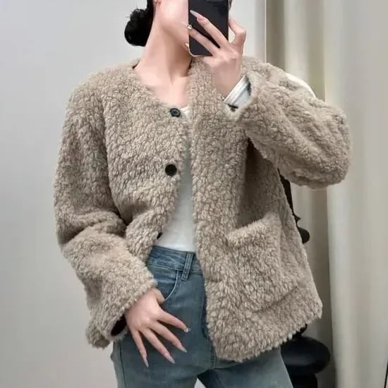 주니 퍼자켓 양털퍼자켓