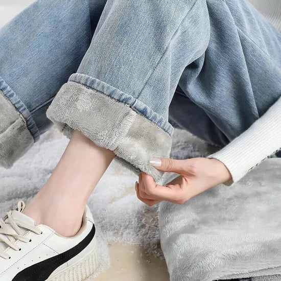카라 윈터플리스안감 데님팬츠 77까지 18,980원