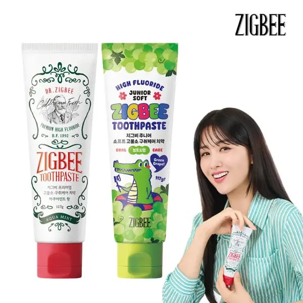 고불소 구취케어 치약 117g 4개