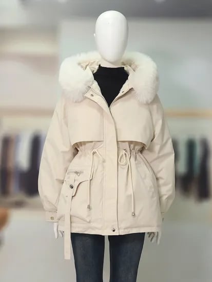 르샵 퍼안감 후드 패딩 점퍼