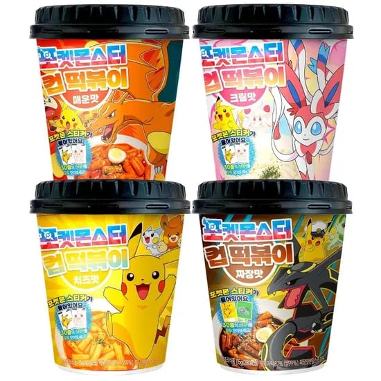 포켓몬스터 컵떡볶이 3+3 골라담기