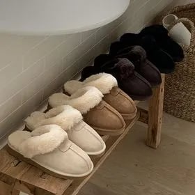 소가죽 양털 슬리퍼 26,700원