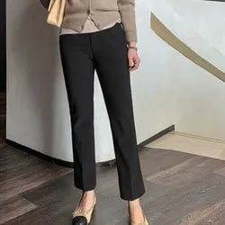 슬림 기모 슬렉스