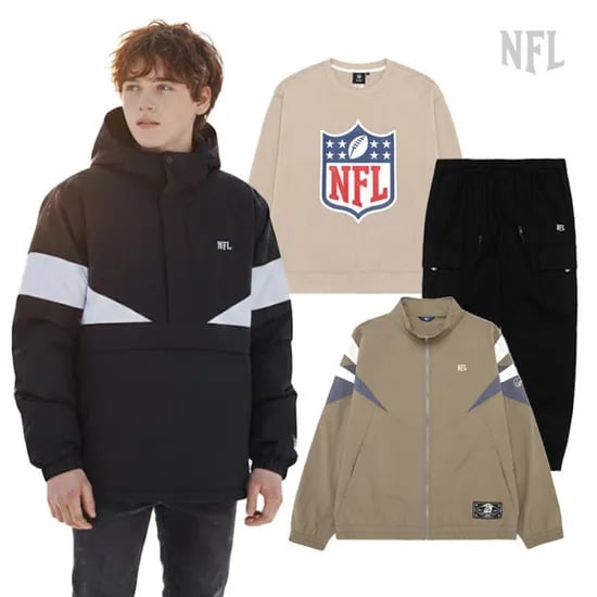 NFL 클리어런스 자켓 바람막이 맨투맨 팬츠 외 다양