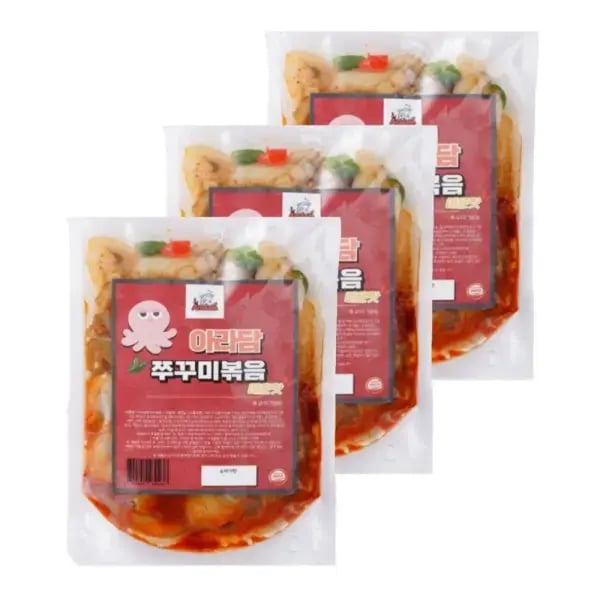 아라담 쭈꾸미볶음 300g 3개