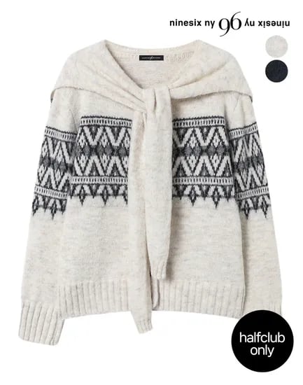 숄 세트 노르딕 니트 긴팔니트 26,970원