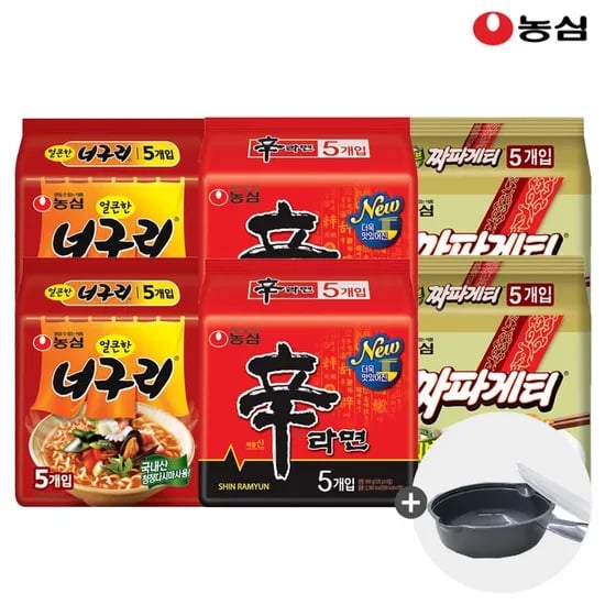 농심 신라면 20개입 용기 증정