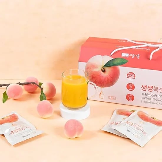 생생복숭아즙 10팩