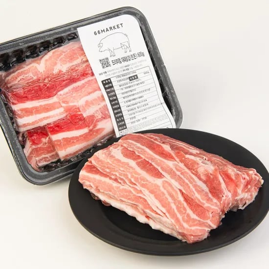 국내산 한돈 냉동 대패 삼겹살 1.2kg