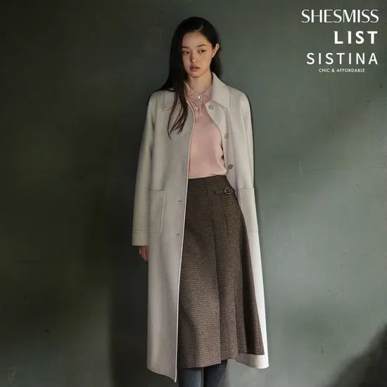 리스트 울 라운드헴 핸드메이드 자켓
