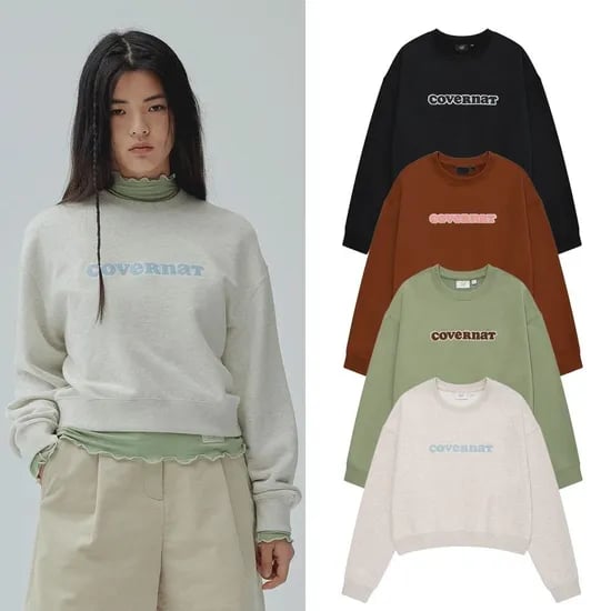 커버낫 쿠퍼 로고 맨투맨