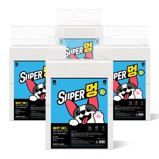 슈퍼딥큐 슈퍼멍 배변패드 20g 400매
