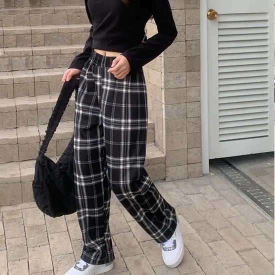 양털기모 체크 수면바지 2장