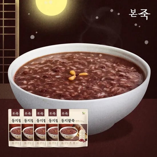 본죽 동지팥죽 330g 5팩