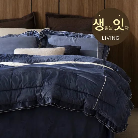 벨리에르 극세사 차렵이불 패드 베개커버 풀세트