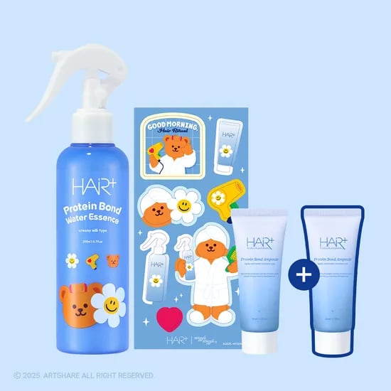 헤어플러스 헤어워터에센스 200ml 앰플 2개