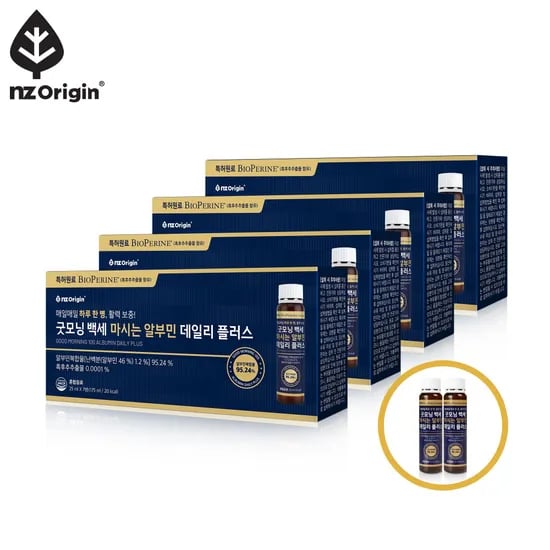엔젯오리진 굿모닝 백세 마시는 알부민 데일리 플러스 28병