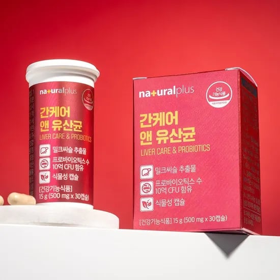 내츄럴플러스 간케어 앤 유산균 30정 1박스