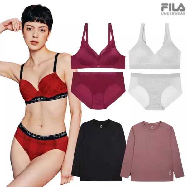 휠라 겨울내의 브라팬티
