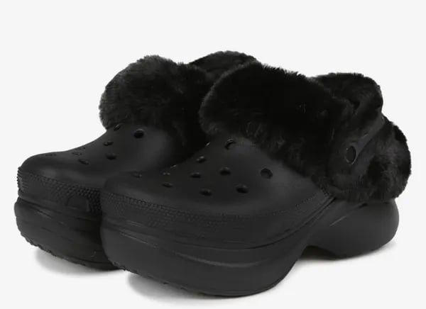 크록스 Bae Lined Clog 블랙