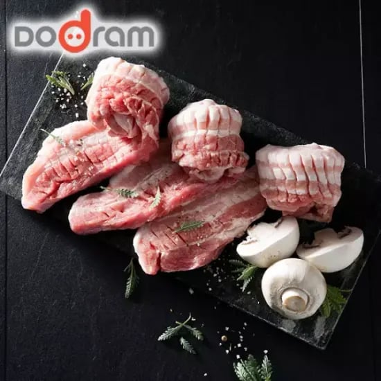 도드람한돈 칼집 삼겹살 구이용 1kg