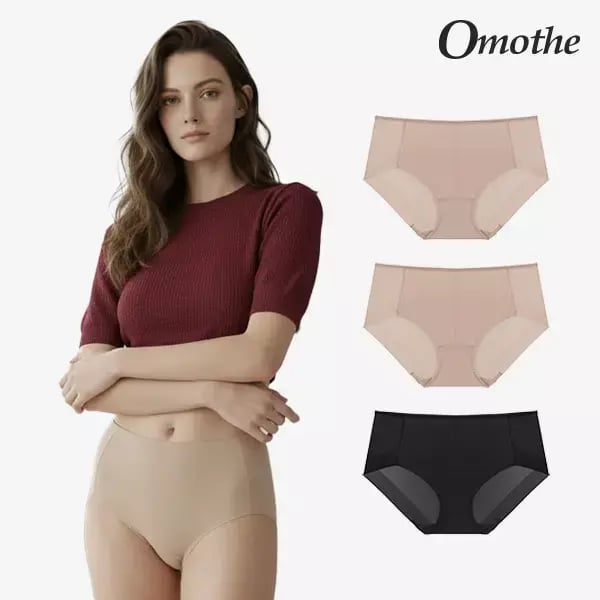 오모떼 소프트햄 여성 팬티 1+2