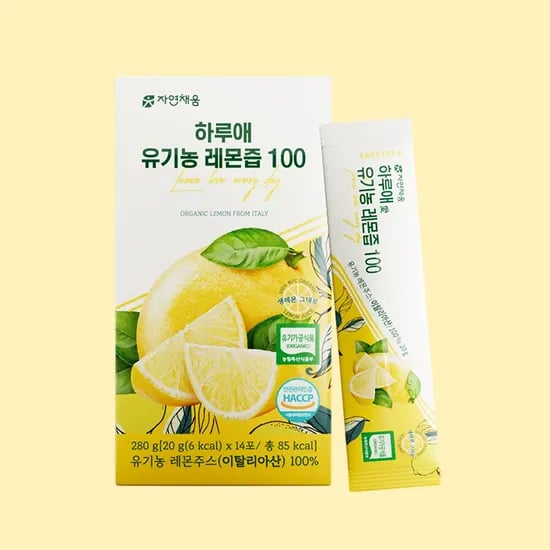 유기농 레몬즙 14포 x 3박스 총 42포