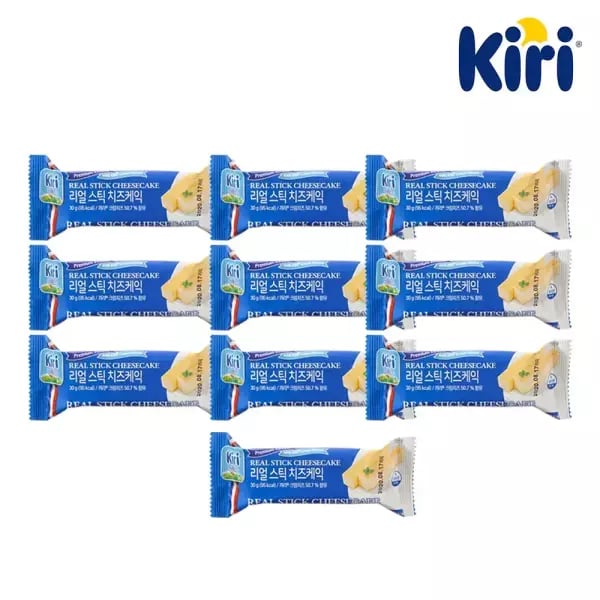 끼리 리얼스틱 치즈케익 30g 플레인 10개 블루베리 쿠키앤크림 외 다양