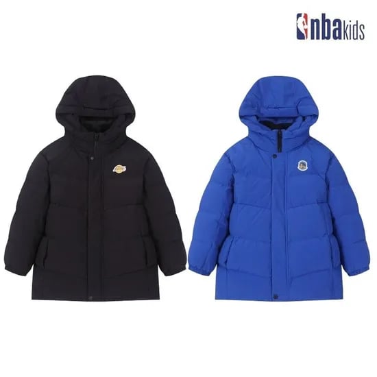 NBA 미들 솔리드 패딩 점퍼