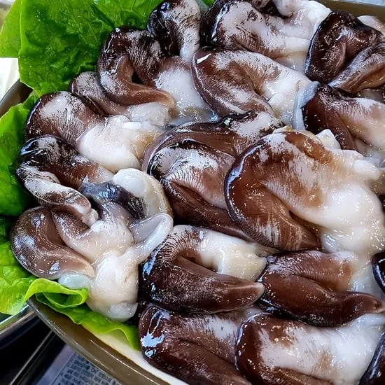 여수 손질 새조개 1kg 손질후 200g