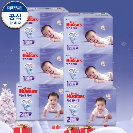 하기스 2025 맥스드라이 2박스