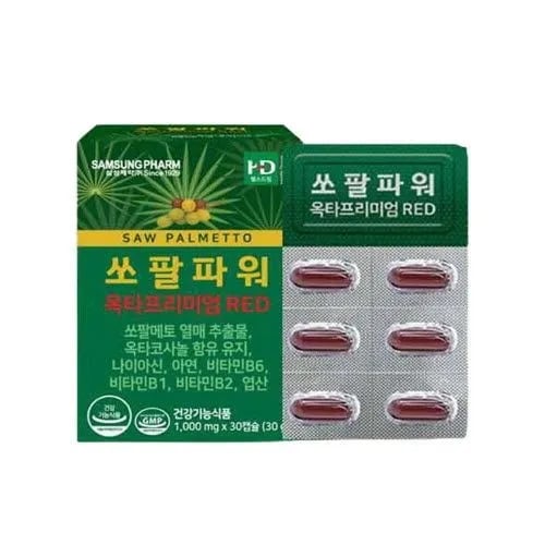 삼성제약 쏘팔파워 옥타프리미엄 레드 1,000mg 30캡슐