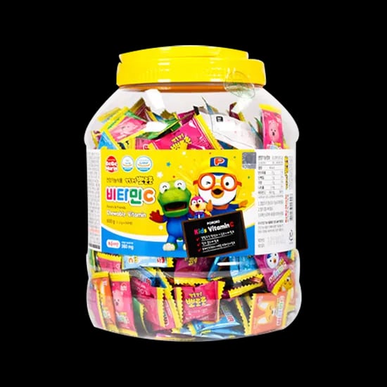 뽀로로 비타민C 300정 원통형