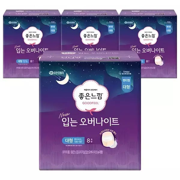 좋은느낌 입는 오버나이트 대형 32매