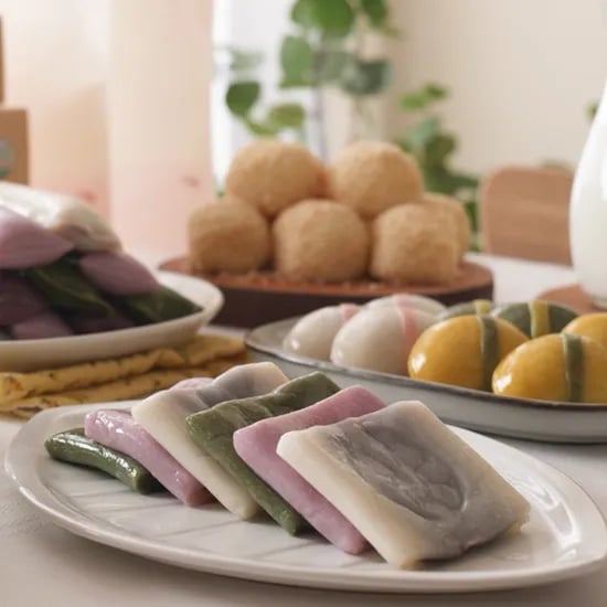 아리울떡공방 굳지않는 꿀떡 바람떡 절편 1kg+1kg