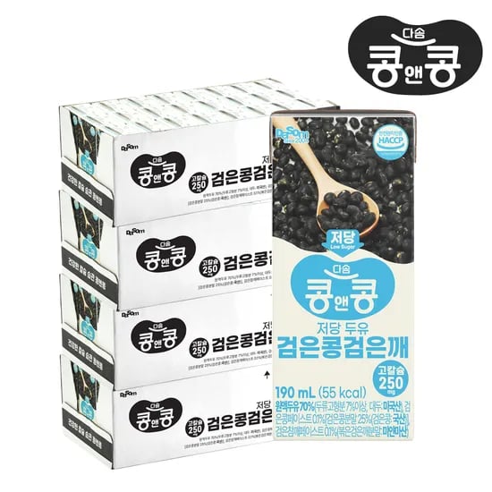 검은콩검은깨 저당두유 190ml 96개