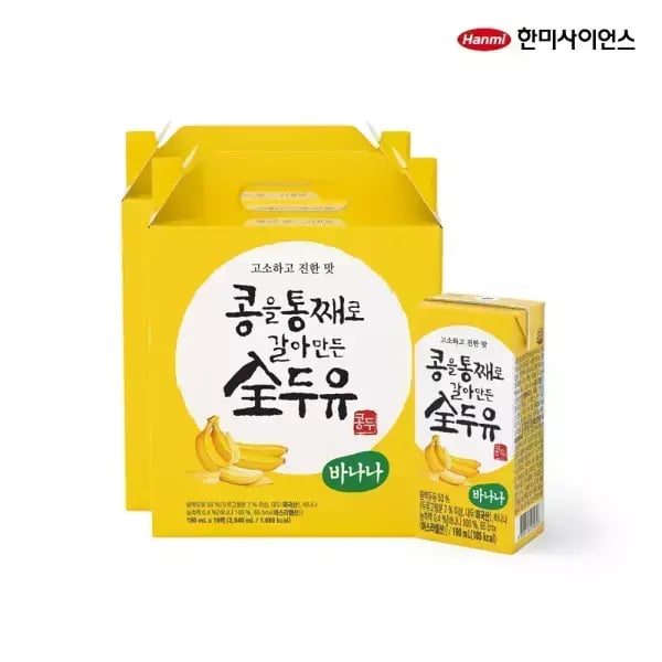 한미 콩을 통째로 전두유 바나나 190ml 32개입