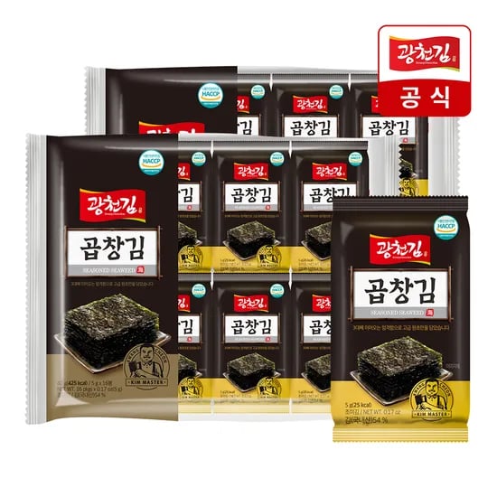 광천김 곱창김 도시락김 5g 32개