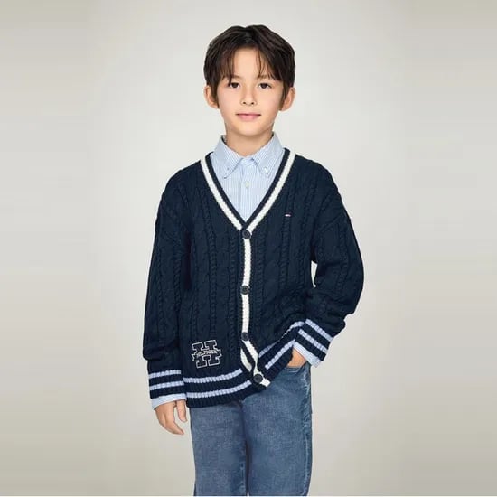 타미힐피거 키즈 스웨터 가디건