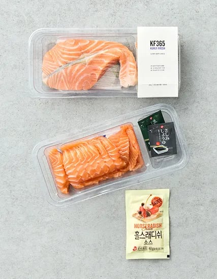 노르웨이 생연어 스테이크 냉장